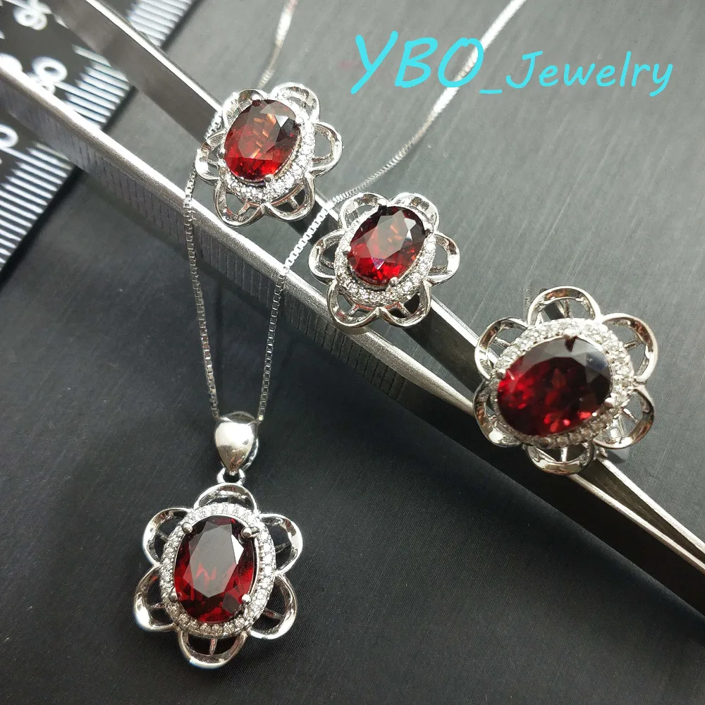 YBO , Fine jewelry set natural garnet in 925 sterling silver with 18k gold plated trendy jewelry set ring +pendant +earring
YBO , Fine jewelry set natural garnet in 925 sterling silver with 18k gold plated trendy jewelry set ring +pendant +earring