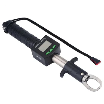 Fish Control Device Electronic Stainless Steel Fishing Lip Grip Holder Grabber Pliers with Weight Scale Ruler Tool Tackle
Fish Control Device Electronic Stainless Steel Fishing Lip Grip Holder Grabber Pliers with Weight Scale Ruler Tool Tackle