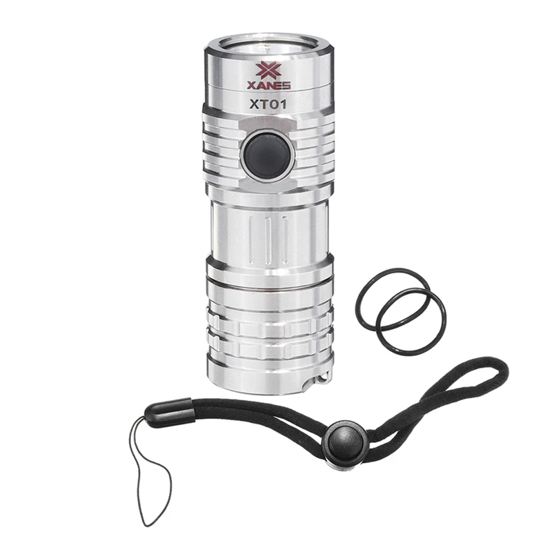 XANES Portable XT01 XP-G3 350LM 6Modes USB Rechargeable Stainless Mini Keychain Light EDC LED Flashlight Detector Hunting Torch
XANES Portable XT01 XP-G3 350LM 6Modes USB Rechargeable Stainless Mini Keychain Light EDC LED Flashlight Detector Hunting Torch