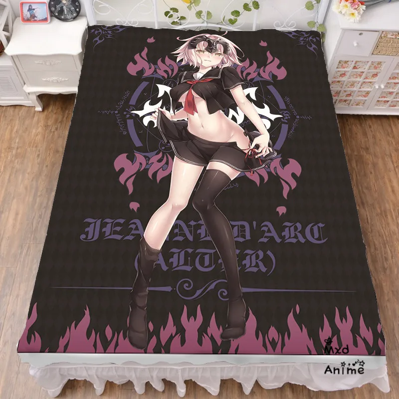 Japanese Anime Fate Grand order Jeanne d'Arc Bed sheets Bedding Coverlet cartoon bedsheets cosplay fan gift drop shipping
Japanese Anime Fate Grand order Jeanne d'Arc Bed sheets Bedding Coverlet cartoon bedsheets cosplay fan gift drop shipping