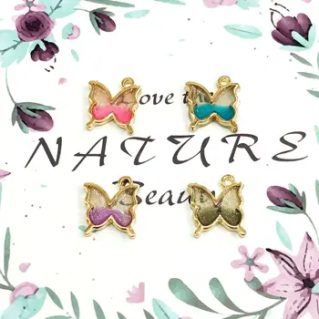 10pcs/lot Fashion Butterfly Pendant Charms Enamel Zinc Alloy Pearlescent Butterfly Charms Jewelry Accessories 15*16mm
10pcs/lot Fashion Butterfly Pendant Charms Enamel Zinc Alloy Pearlescent Butterfly Charms Jewelry Accessories 15*16mm