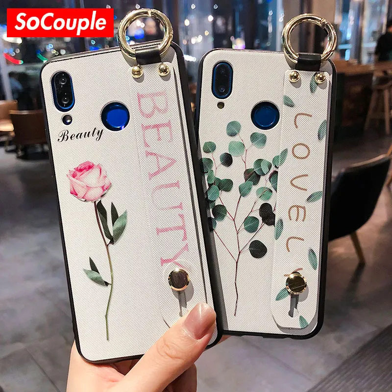 SoCouple Wrist Strap Phone Case For Huawei P20 Pro Honor 8X play Nova 2s 3i Mate 9 10 Pro Flower Leaf Pattern Stand Holder Cases
SoCouple Wrist Strap Phone Case For Huawei P20 Pro Honor 8X play Nova 2s 3i Mate 9 10 Pro Flower Leaf Pattern Stand Holder Cases