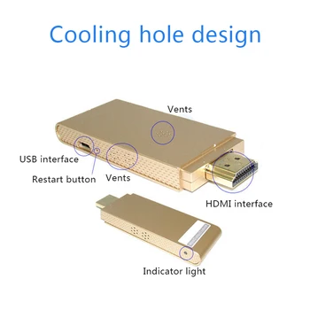 Wireless Display Adapter HDMI TV Stick Screen Mirroring for Tablet Smartphone QJY99
Wireless Display Adapter HDMI TV Stick Screen Mirroring for Tablet Smartphone QJY99