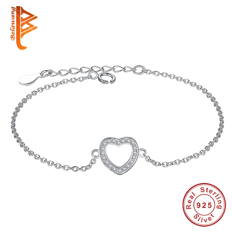 Wholesale 5pcs 925 Sterling Silver Bracelets Crystal Love Heart Pendant Chain Link Bracelet Party Jewelry For Women Gift
Wholesale 5pcs 925 Sterling Silver Bracelets Crystal Love Heart Pendant Chain Link Bracelet Party Jewelry For Women Gift