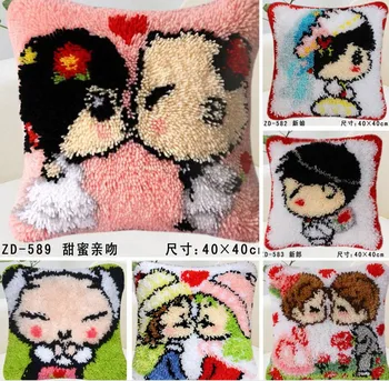 DIY Carpet embroidered snap hook cushion / heels / wool / crochet hook embroidery cross stitch / pillow flowers cartoon animal
DIY Carpet embroidered snap hook cushion / heels / wool / crochet hook embroidery cross stitch / pillow flowers cartoon animal