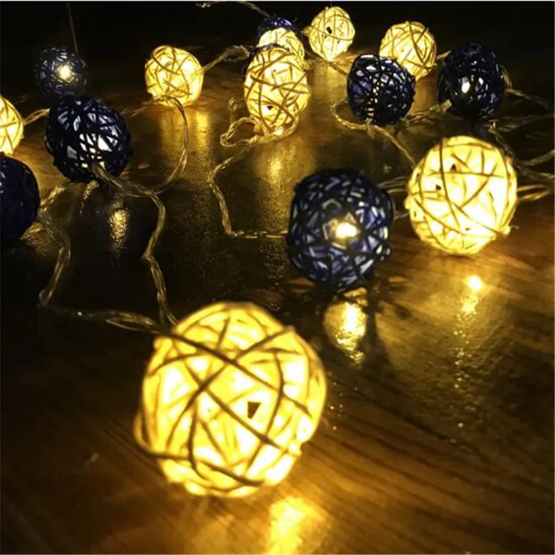 LED Battery String Lights 1.5M 10 LEDs White Dark Blue Handmade Rattan Balls String Lights Fairy Party Wedding Patio Xmas Decor
LED Battery String Lights 1.5M 10 LEDs White Dark Blue Handmade Rattan Balls String Lights Fairy Party Wedding Patio Xmas Decor