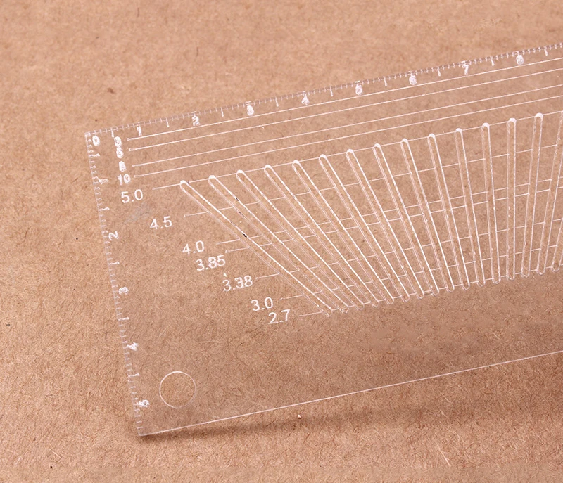 Acrylic Ruler Hand Leather Diy Tool Ruler Cutting Positioning Multi functional Auxiliary Ruler 056
Acrylic Ruler Hand Leather Diy Tool Ruler Cutting Positioning Multi functional Auxiliary Ruler 056
