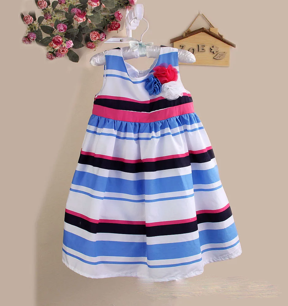 New Fashion Girls Dresses Red and Blue Striped Print Dresses princess girls party dresses 1-6 years
New Fashion Girls Dresses Red and Blue Striped Print Dresses princess girls party dresses 1-6 years