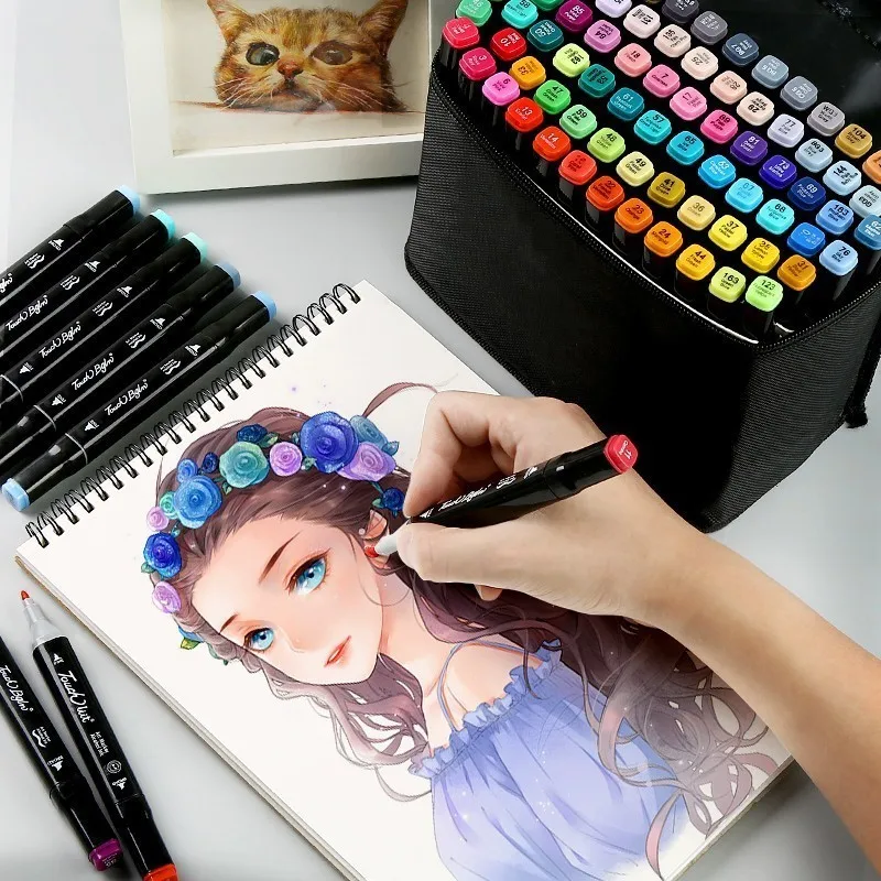Multicolour Dual Tip Art Marker Pen Set Highlighters Painting Drawing School Supplies Stationery Office Markers Paint Pen 04363
Multicolour Dual Tip Art Marker Pen Set Highlighters Painting Drawing School Supplies Stationery Office Markers Paint Pen 04363
