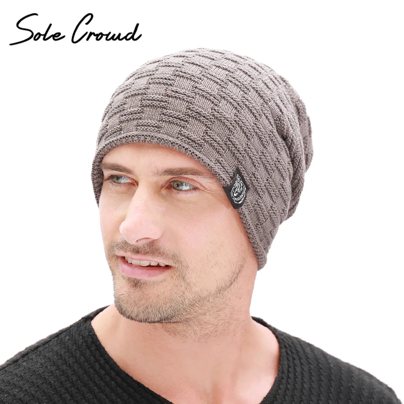 Sole Crowd Fashion Cloth Label Skullies Beanies Men Winter Plus Velvet Thick Hats Warm Knitted Caps For Men Bonnet High Quality
Sole Crowd Fashion Cloth Label Skullies Beanies Men Winter Plus Velvet Thick Hats Warm Knitted Caps For Men Bonnet High Quality