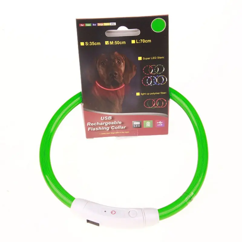 LED Flashing USB Practical Rechargeable Pet Dog Collar Light Band Safety Belt Led Lights Adjustable USB luminous Led Dog Collar
LED Flashing USB Practical Rechargeable Pet Dog Collar Light Band Safety Belt Led Lights Adjustable USB luminous Led Dog Collar