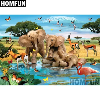 HOMFUN Full Square/Round Drill 5D DIY Diamond Painting "Animal Paradise" 3D Embroidery Cross Stitch 5D Home Decor A00770
HOMFUN Full Square/Round Drill 5D DIY Diamond Painting "Animal Paradise" 3D Embroidery Cross Stitch 5D Home Decor A00770