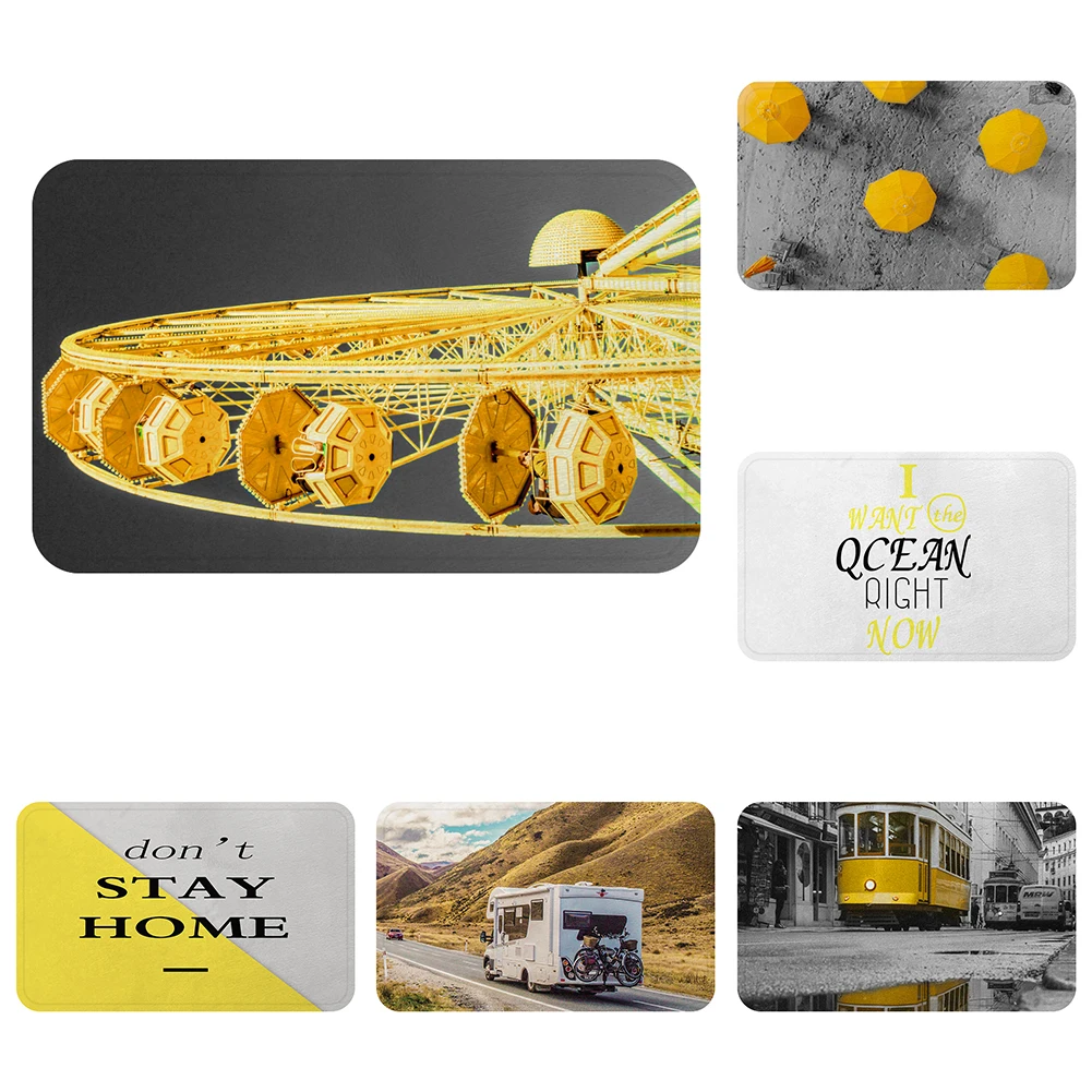 Ferris Wheel On the Road Nordic Modern Mat Bath Carpet Decorative Anti-Slip Mats Room Car Floor Bar Rugs Door Home Decor Gift
Ferris Wheel On the Road Nordic Modern Mat Bath Carpet Decorative Anti-Slip Mats Room Car Floor Bar Rugs Door Home Decor Gift