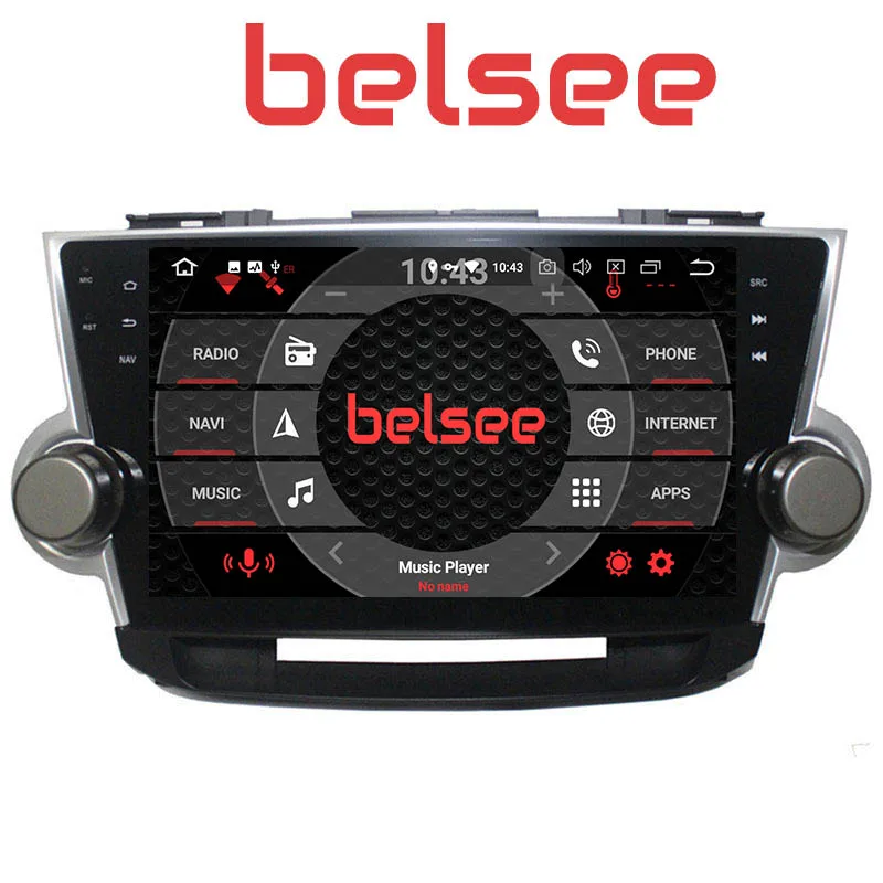 Belsee 10 1 Android 8 0 головное устройство Радио автомобильный стерео GPS навигация