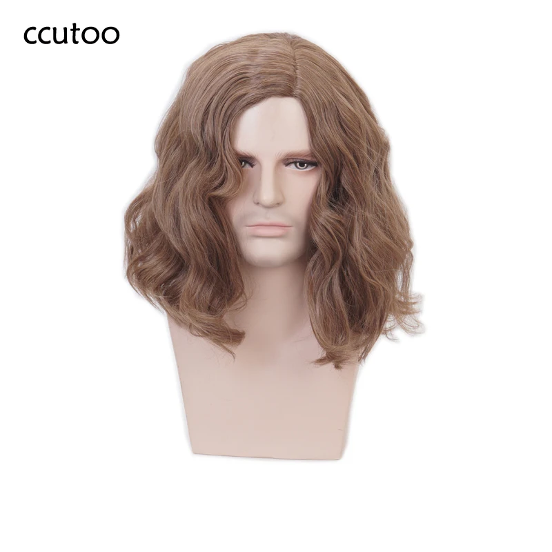 Sirius Brown Short Curly Synthetic Wig Cosplay wig Halloween Role Play Sirius Black Hair Costumes+Wig Cap
Sirius Brown Short Curly Synthetic Wig Cosplay wig Halloween Role Play Sirius Black Hair Costumes+Wig Cap