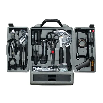 119PCS Hand Tool Sets Household Combination Repair Tools Multitool Kit with a Plastic Case