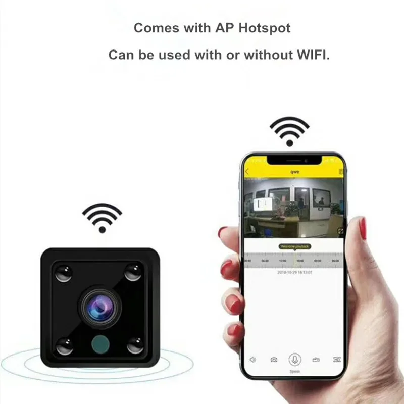 Wifi Mini IP Camera 1080P HD Wireless Remote Monitor Motion Detection Action DVR Small Camcorder Video Voice Recorder Dropship
Wifi Mini IP Camera 1080P HD Wireless Remote Monitor Motion Detection Action DVR Small Camcorder Video Voice Recorder Dropship