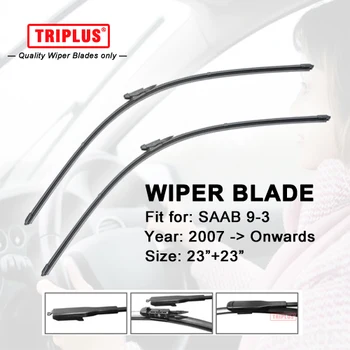 Wiper Blade for SAAB 9-3 (2007-Onwards) 1set 23"+23",Flat Aero Beam Windscreen Wiper Frameless Soft Boneless Wiper Blades
Wiper Blade for SAAB 9-3 (2007-Onwards) 1set 23"+23",Flat Aero Beam Windscreen Wiper Frameless Soft Boneless Wiper Blades
