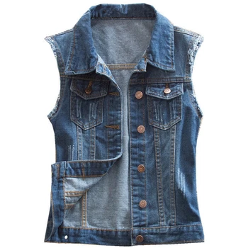 Woman Denim Vest Tops 2020 Spring Autumn New Vintage Jacket Jeans Vests Short Plus Size Women Waistcoat Casual Denim Coat 4XL
Woman Denim Vest Tops 2020 Spring Autumn New Vintage Jacket Jeans Vests Short Plus Size Women Waistcoat Casual Denim Coat 4XL