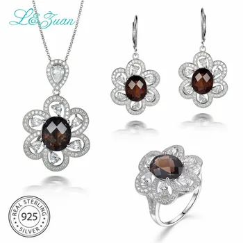 L&zuan Luxury 925 Siver Jewelry Natural 4.89ct Smody Quartz Pendant & 6.86ct Smody Quartz Earrings & 3.43ct Smody Quartz Ring
L&zuan Luxury 925 Siver Jewelry Natural 4.89ct Smody Quartz Pendant & 6.86ct Smody Quartz Earrings & 3.43ct Smody Quartz Ring
