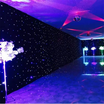 Hot Sale LED Star Curtain Fireproof Cloth Set For Nightclub Stage Wedding Backdrops Centerpieces Supplies Size Customization
Hot Sale LED Star Curtain Fireproof Cloth Set For Nightclub Stage Wedding Backdrops Centerpieces Supplies Size Customization