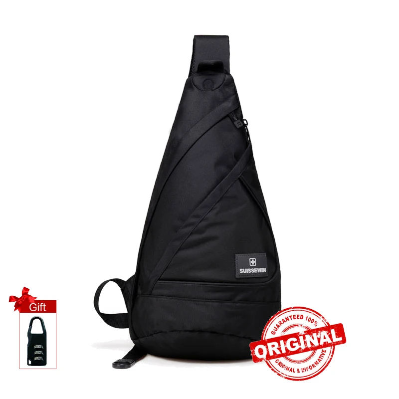 SUISSEWIN Casual Bags Fashion Sling Bag for Women and Man Waterproof Travel Chest Bag Shoulder Bag SNE1613
SUISSEWIN Casual Bags Fashion Sling Bag for Women and Man Waterproof Travel Chest Bag Shoulder Bag SNE1613