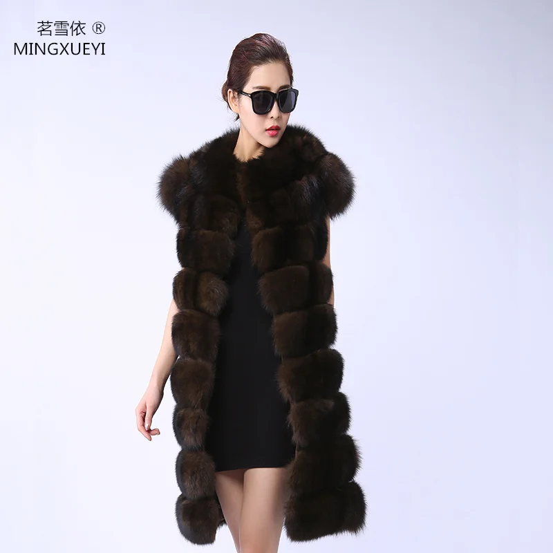 Really high quality fur Natural fox fur vest imitation Sable color color long section fashion lead women fur coat fox fur
Really high quality fur Natural fox fur vest imitation Sable color color long section fashion lead women fur coat fox fur