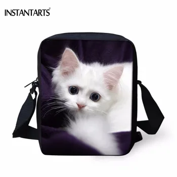 INSTANTARTS Kawaii White Cat Printed Women Small Cross Body Bag Female Travel Handbags 3D Animal Brand Designer Messenger Bags 
INSTANTARTS Kawaii White Cat Printed Women Small Cross Body Bag Female Travel Handbags 3D Animal Brand Designer Messenger Bags