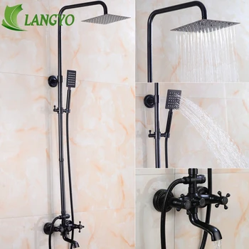 BECOLA bathroom shower faucet system wall mounted shower set black antique brass tap kit BR-6005B
BECOLA bathroom shower faucet system wall mounted shower set black antique brass tap kit BR-6005B