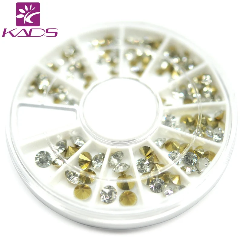 KADS Gold Base Cone Shapes Nail Art Rhinestones for Manicure Rhinestone Decor Nail Art Decorations Beauty Accessories
KADS Gold Base Cone Shapes Nail Art Rhinestones for Manicure Rhinestone Decor Nail Art Decorations Beauty Accessories