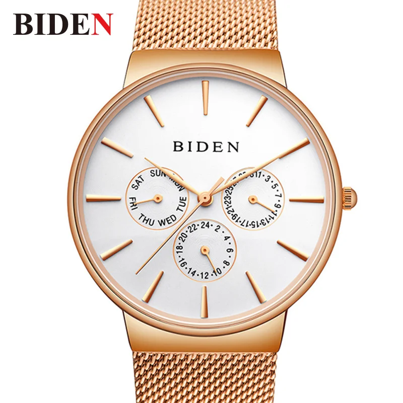 Biden Mens Watches Top Brand Luxury Men Business Watch Quartz Clock Man Full Steel Male Watch Waterproof Hot relogio masculino
Biden Mens Watches Top Brand Luxury Men Business Watch Quartz Clock Man Full Steel Male Watch Waterproof Hot relogio masculino