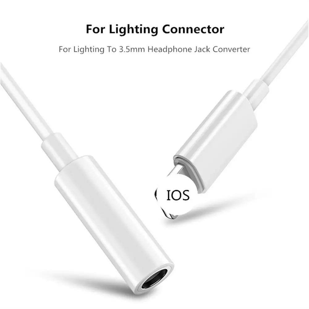For Lightning to 3.5mm Headphone Jack Audio Converter Adapter For iPhone X 7 8 Plus AUX Plug Earphone Audio USB Adapter
For Lightning to 3.5mm Headphone Jack Audio Converter Adapter For iPhone X 7 8 Plus AUX Plug Earphone Audio USB Adapter