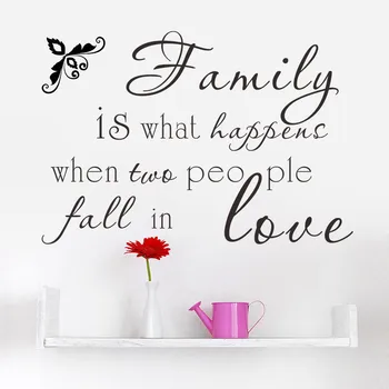 Family People Fall in Love Inspiring Quotes Wall stickers Living Room Bedroom Wedding Decoration Wall decals Mural Poster
Family People Fall in Love Inspiring Quotes Wall stickers Living Room Bedroom Wedding Decoration Wall decals Mural Poster