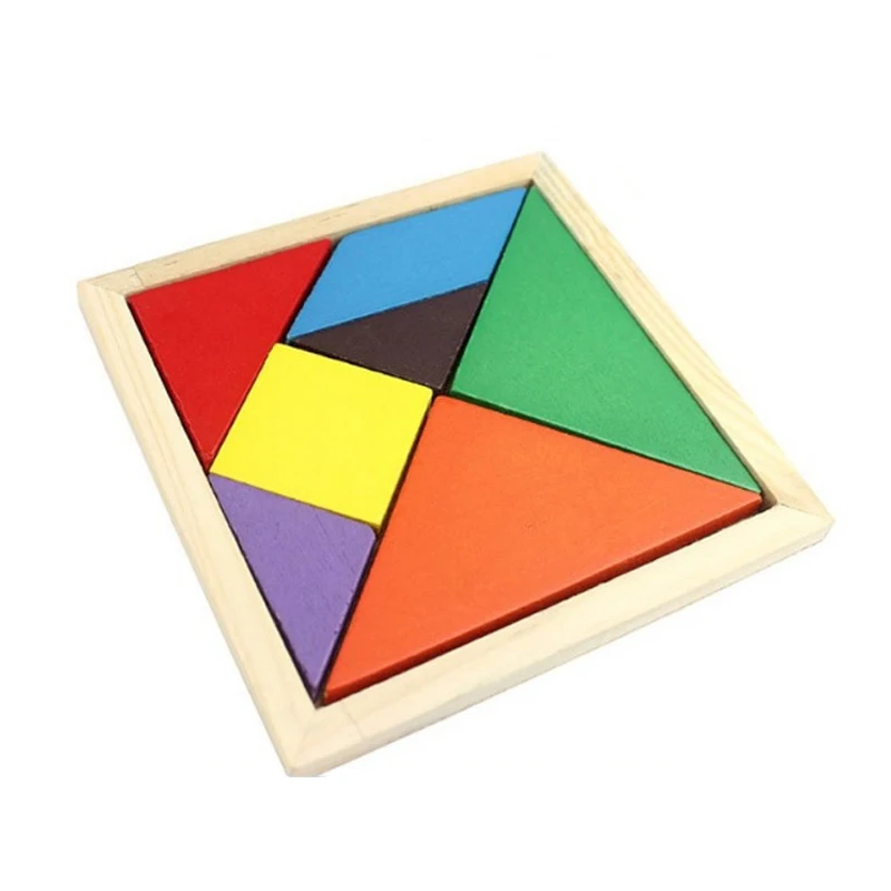 Delicate Children Toy Geometry Wooden Jigsaw Puzzle Educational Board Toy DIY Tangram Madera Toys For Kids Child Puzzle
Delicate Children Toy Geometry Wooden Jigsaw Puzzle Educational Board Toy DIY Tangram Madera Toys For Kids Child Puzzle