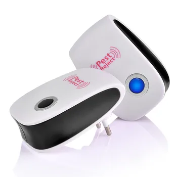2pcs Blue Light Ultrasonic Pest Repeller Pest Control Reject Repellent Anti Mouse Mole Cockroach Mosquito Insect Rodent
2pcs Blue Light Ultrasonic Pest Repeller Pest Control Reject Repellent Anti Mouse Mole Cockroach Mosquito Insect Rodent