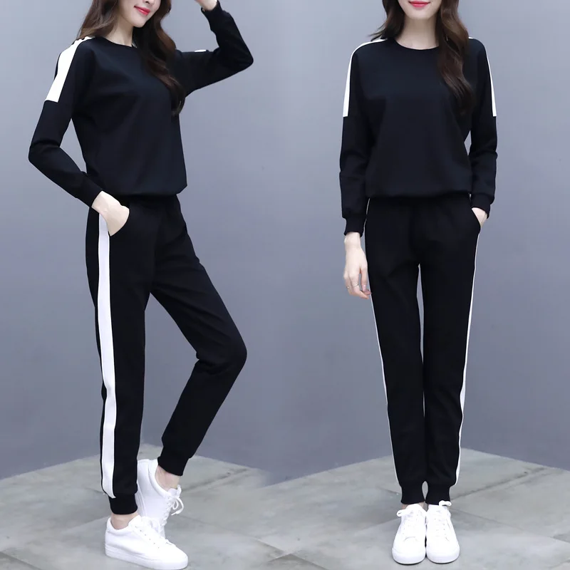 Casual sports suit female 2 piece set women autumn and winter plus velvet thick Korean version loose thin Sweatshirt two-piece
Casual sports suit female 2 piece set women autumn and winter plus velvet thick Korean version loose thin Sweatshirt two-piece