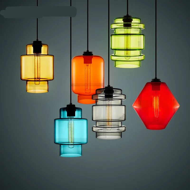 Vintage Colorful Crystal Glass Pendant Light For Dining Room Parlor Bar Restaurant Retro Loft Handmade Glass Suspension 1150
Vintage Colorful Crystal Glass Pendant Light For Dining Room Parlor Bar Restaurant Retro Loft Handmade Glass Suspension 1150
