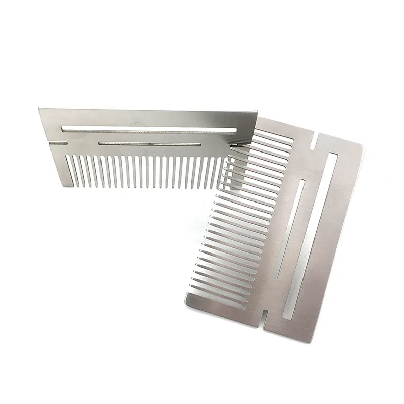 2018 Silver Stainless Steel Metal Beard Comb Stainless steel comb molding template
2018 Silver Stainless Steel Metal Beard Comb Stainless steel comb molding template