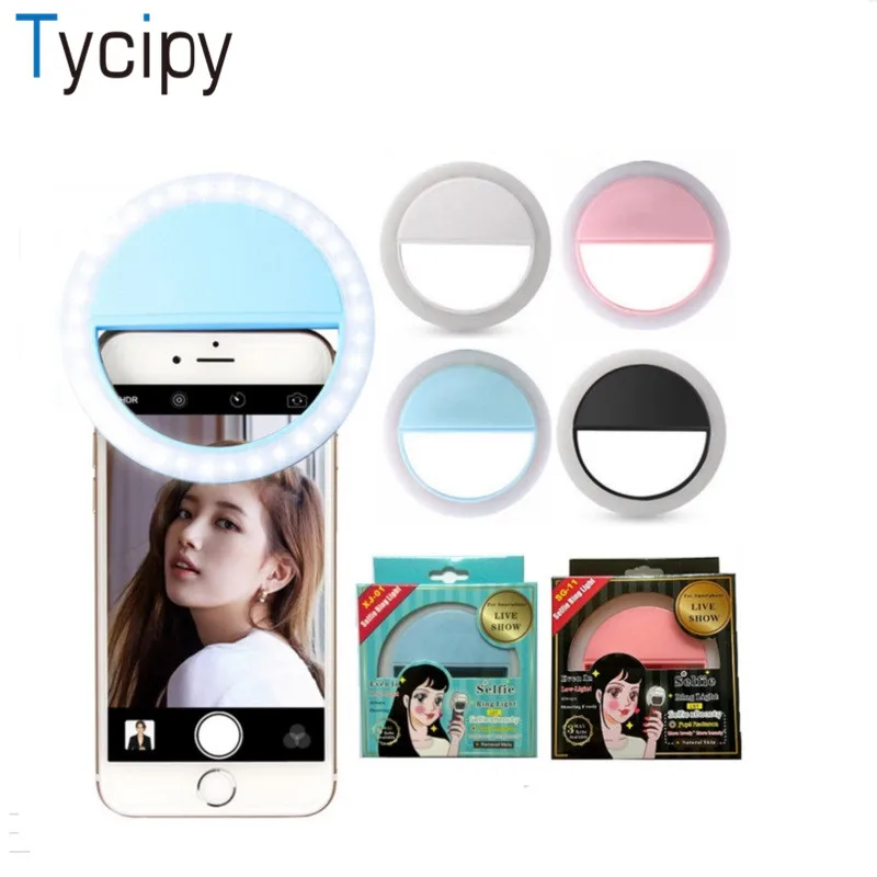 Tycipy Selfie Ring Lights Clip-on Cellphone Ring Lights Rechargeable 36 Led Camera Enhancing Photography Fill Light for Iphone
Tycipy Selfie Ring Lights Clip-on Cellphone Ring Lights Rechargeable 36 Led Camera Enhancing Photography Fill Light for Iphone