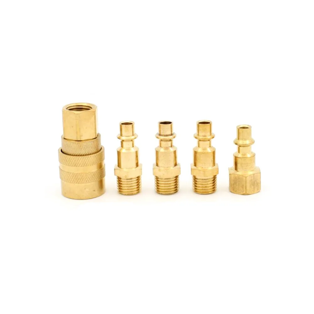 5pcs/Set Brass Quick Connector Compley External Terminal And Internal Thread Joints for Water Pipes and Faucets New
5pcs/Set Brass Quick Connector Compley External Terminal And Internal Thread Joints for Water Pipes and Faucets New