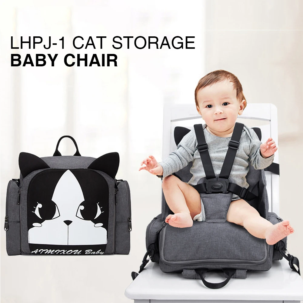 Portable Baby Stool Children Chair Cartoon Mommy Bag Multifunction Backpack Children Safety Belt Booster Seat Baby Eating Chair
Portable Baby Stool Children Chair Cartoon Mommy Bag Multifunction Backpack Children Safety Belt Booster Seat Baby Eating Chair