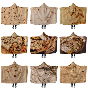 Hot Burrito Tortilla Designs Wearable Hooded Blanket Mexican Cake Winter Thick Blanket Sofa Bedding Throw Gift Cobija Cobertor
Hot Burrito Tortilla Designs Wearable Hooded Blanket Mexican Cake Winter Thick Blanket Sofa Bedding Throw Gift Cobija Cobertor