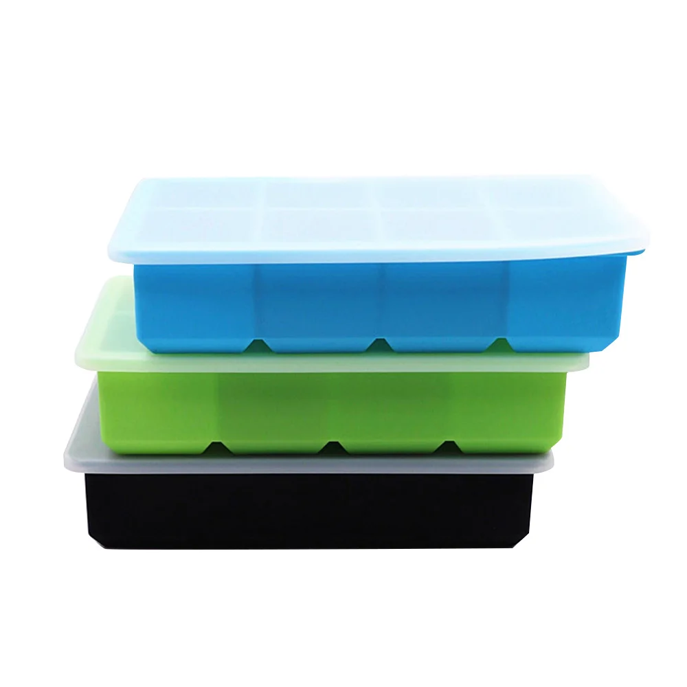 8 Grids Silicone Ice Cube Mold DIY Square Shape Ice Tray Fruit Ice Cube With Cover Ice Cream Maker Kitchen Drinking Accessories
8 Grids Silicone Ice Cube Mold DIY Square Shape Ice Tray Fruit Ice Cube With Cover Ice Cream Maker Kitchen Drinking Accessories