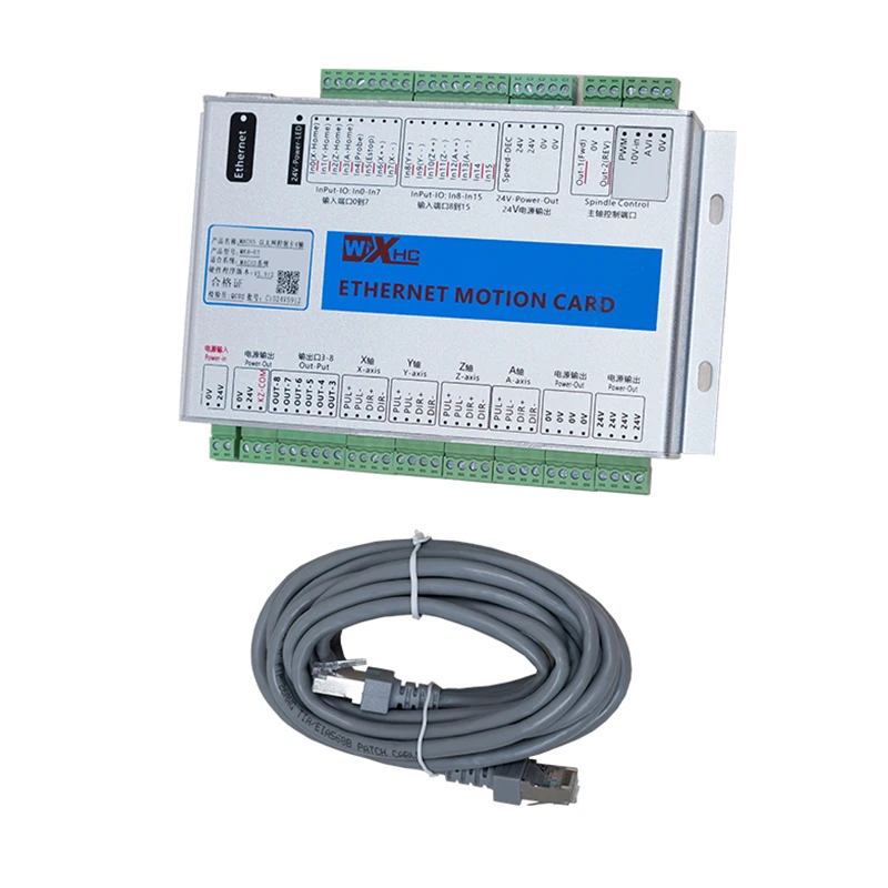 XHC 2019 HOT 4 Axis cnc controller board ethernet Mach3 WIFI cnc motion controller card 2000KHZ MK4-ET
XHC 2019 HOT 4 Axis cnc controller board ethernet Mach3 WIFI cnc motion controller card 2000KHZ MK4-ET