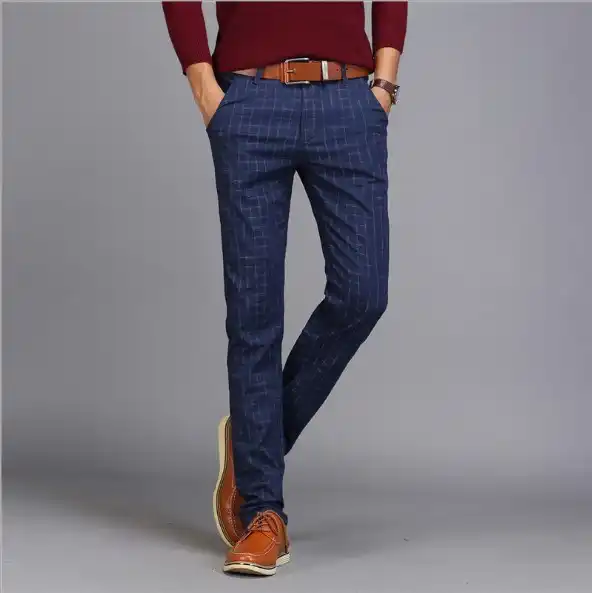 skinny work trousers mens