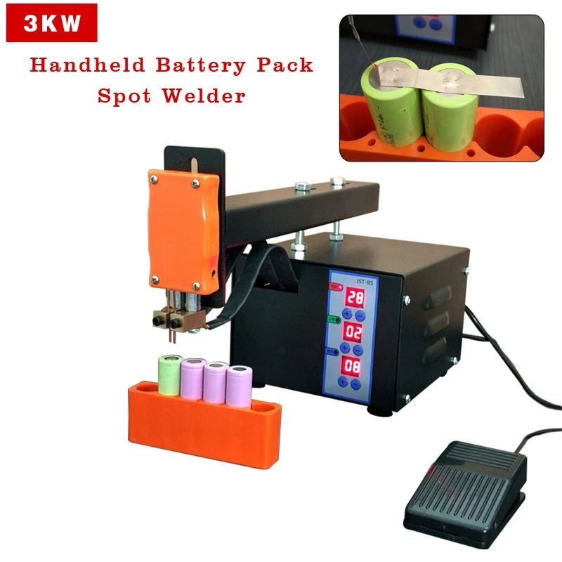 3KW Handheld Battery Pack Spot Welder 18650 Battery Pack Welding Machine 110V/220V Hanf Tool Welding Equipment US EU AC
3KW Handheld Battery Pack Spot Welder 18650 Battery Pack Welding Machine 110V/220V Hanf Tool Welding Equipment US EU AC