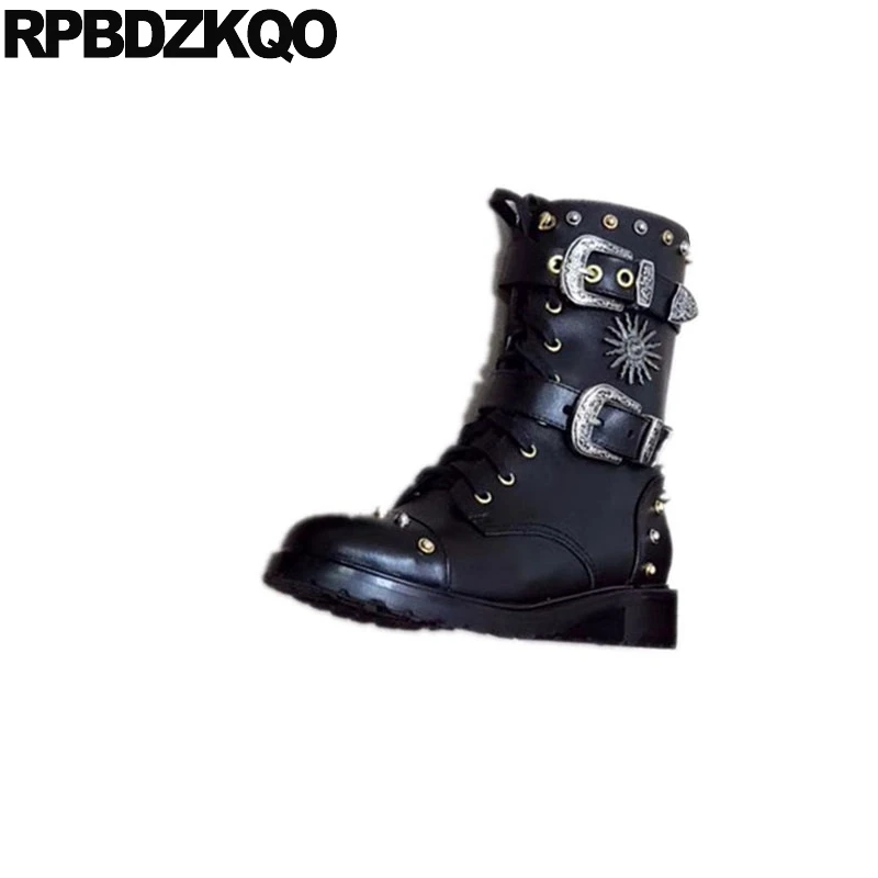 black stud biker winter high quality motorcycle shoes punk rock boots round toe brand women rivet ankle big size lace up 41 new
black stud biker winter high quality motorcycle shoes punk rock boots round toe brand women rivet ankle big size lace up 41 new
