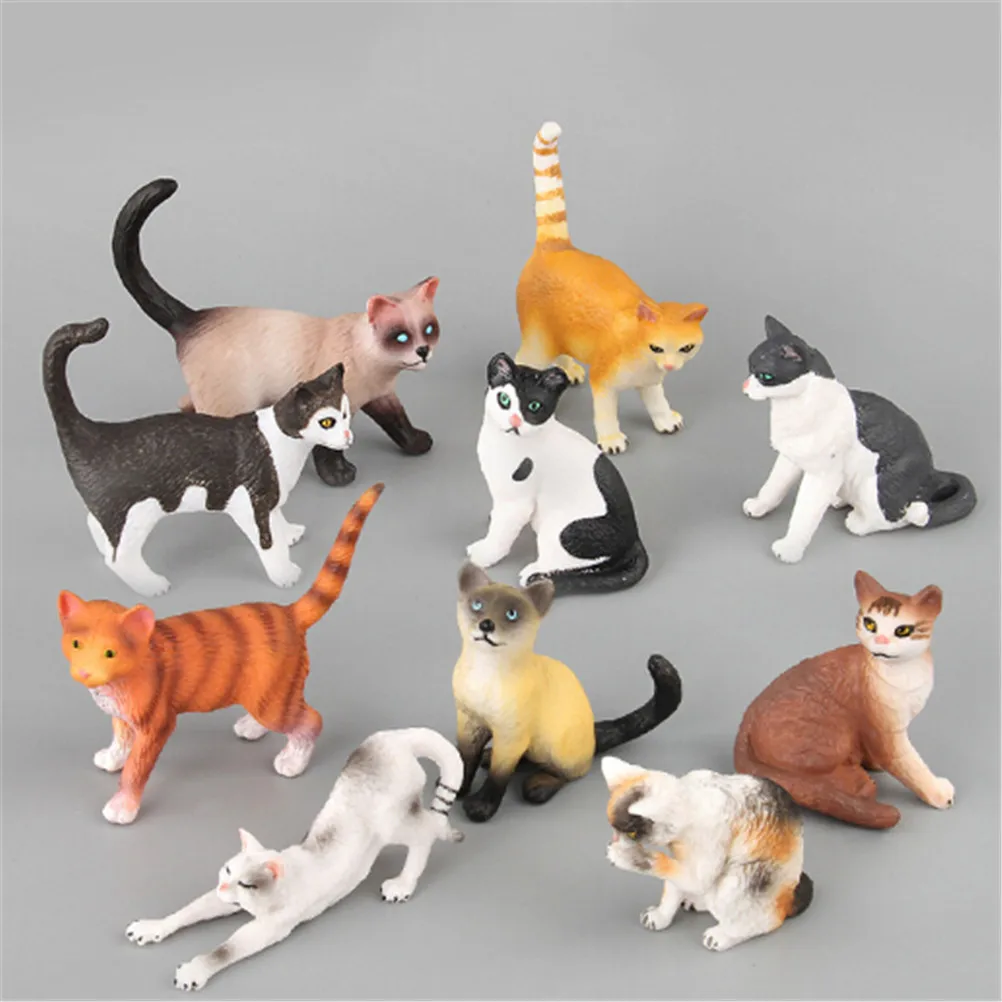 Farm Simulation Mini Cat Animal Model For Kids Toy Statue Small Plastic Figures Home Decor Figurine Decoration Accessories Gift
Farm Simulation Mini Cat Animal Model For Kids Toy Statue Small Plastic Figures Home Decor Figurine Decoration Accessories Gift