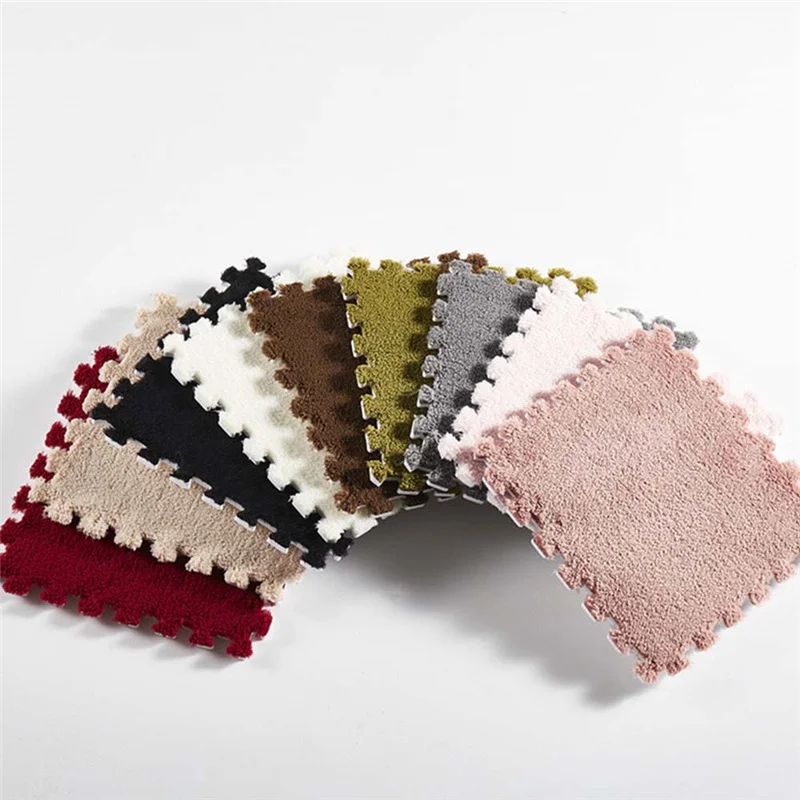 1pc 30*30CM Splicing Interlocking Foam Plush Mat Baby Play Cushion Living Room Bedroom Carpet Pad Home Floor Mat
1pc 30*30CM Splicing Interlocking Foam Plush Mat Baby Play Cushion Living Room Bedroom Carpet Pad Home Floor Mat