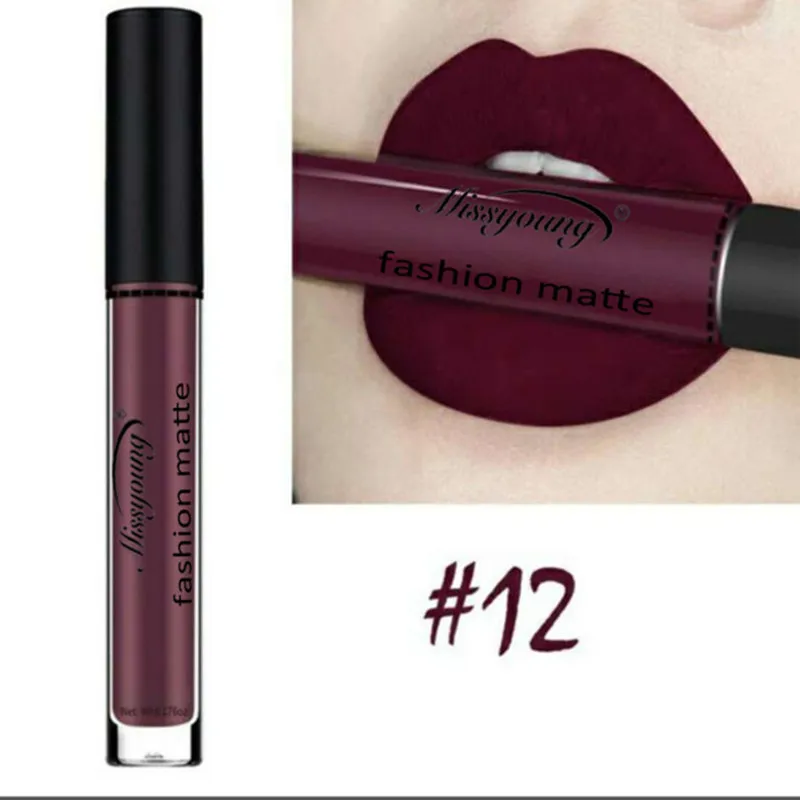 12 color 2019 new sexy fashion liquid lipstick 24 hours lasting makeup, matte lip makeup, lasting beautiful lips
12 color 2019 new sexy fashion liquid lipstick 24 hours lasting makeup, matte lip makeup, lasting beautiful lips